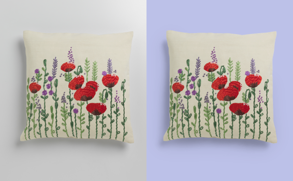 Cushion Photo Editing and Clipping Path